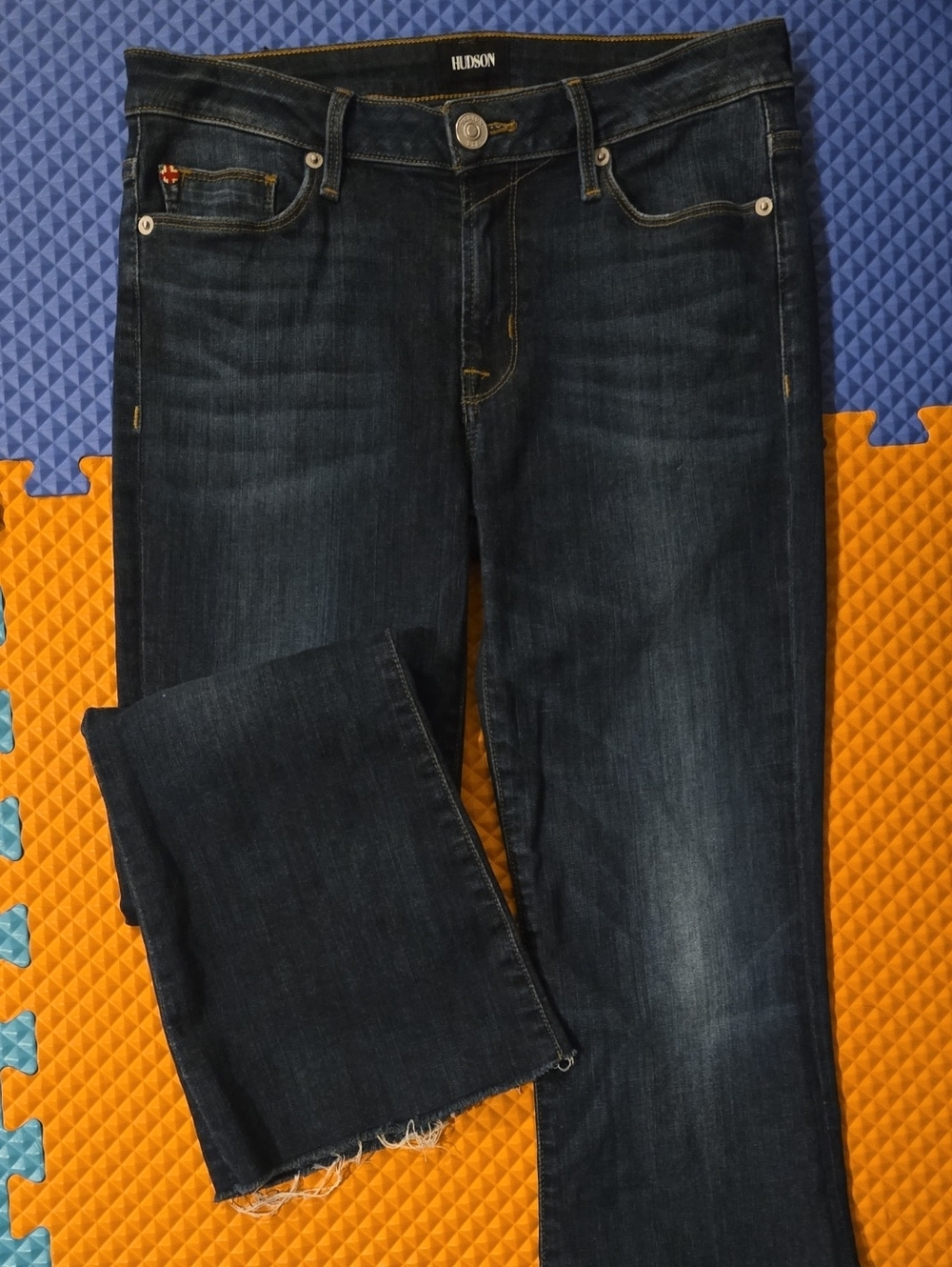 Hudson Jeans Men's Dark Indigo Straight Leg Jeans